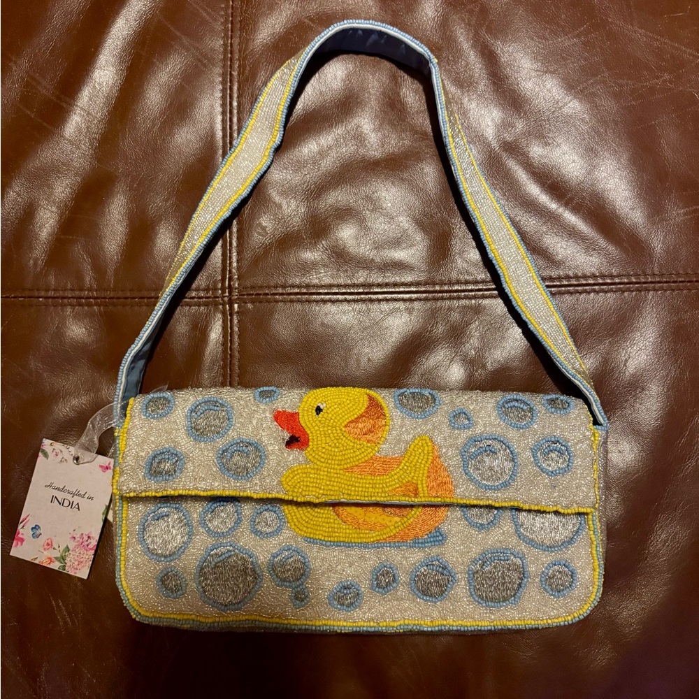 Viral Beaded Duck Women's Bag